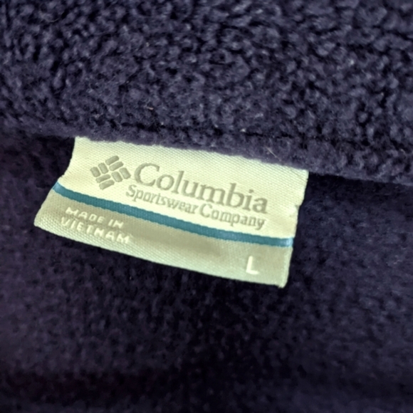 Columbia full-zip purple fleece jacket - Picture 2 of 3